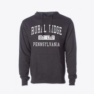 Rural Ridge Pennsylvania Classic Established Cotton Hoodie Sweatshirt