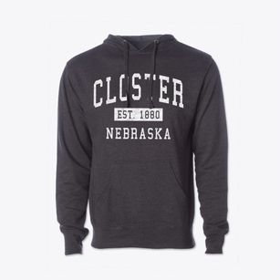 Closter Nebraska Classic Established Cotton Hoodie Sweatshirt