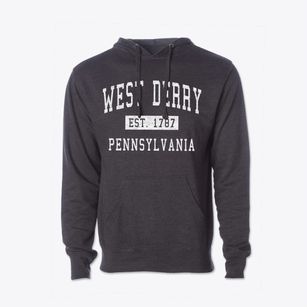 West Derry Pennsylvania Classic Established Cotton Hoodie Sweatshirt