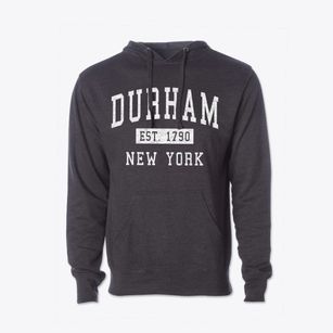 Durham New York Classic Established Cotton Hoodie Sweatshirt