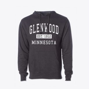 Glenwood Minnesota Classic Established Cotton Hoodie Sweatshirt