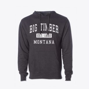 Big Timber Montana Classic Established Cotton Hoodie Sweatshirt