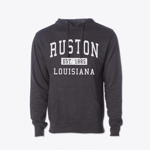 Ruston Louisiana Classic Established Cotton Hoodie Sweatshirt
