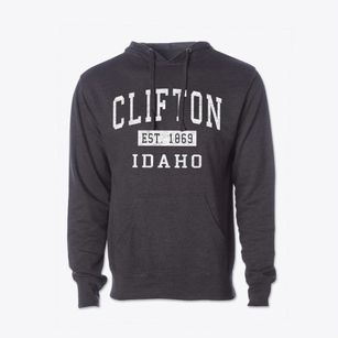 Clifton Idaho Classic Established Cotton Hoodie Sweatshirt