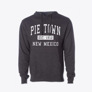 Pie Town New Mexico Classic Established Cotton Hoodie Sweatshirt