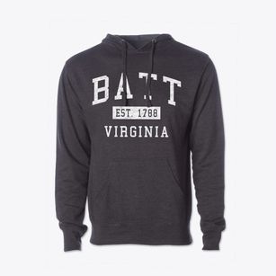 Batt Virginia Classic Established Cotton Hoodie Sweatshirt