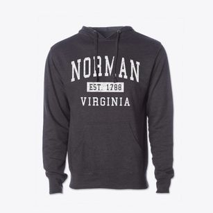 Norman Virginia Classic Established Cotton Hoodie Sweatshirt