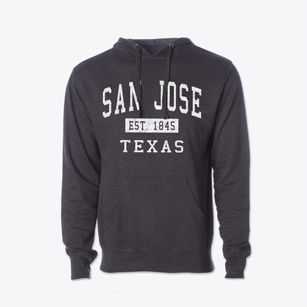 San Jose Texas Classic Established Cotton Hoodie Sweatshirt