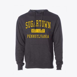 Sugartown Pennsylvania Classic Established Cotton Hoodie Sweatshirt