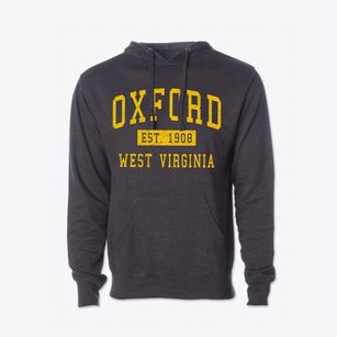 Oxford West Virginia Classic Established Cotton Hoodie Sweatshirt