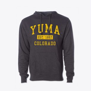 Yuma Colorado Classic Established Cotton Hoodie Sweatshirt