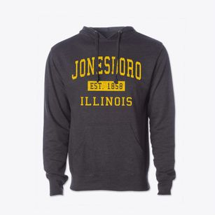 Jonesboro Illinois Classic Established Cotton Hoodie Sweatshirt