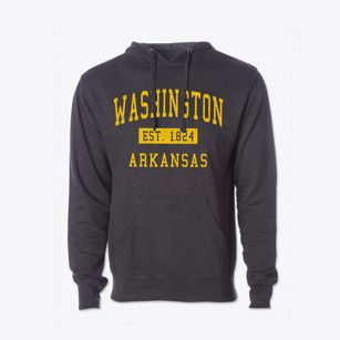 Washington Arkansas Classic Established Cotton Hoodie Sweatshirt