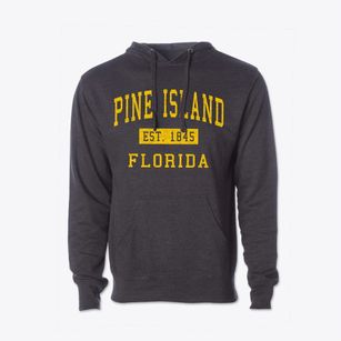 Pine Island Florida Classic Established Cotton Hoodie Sweatshirt