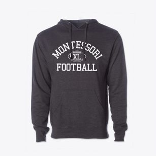 Montessori Children's House Inc Classic Football Cotton Hoodie Sweatshirt