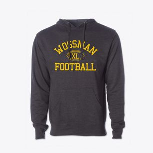 Wossman High School Classic Football Cotton Hoodie Sweatshirt