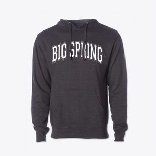 Big Spring Alternative School Varsity Arch Cotton Hoodie Sweatshirt
