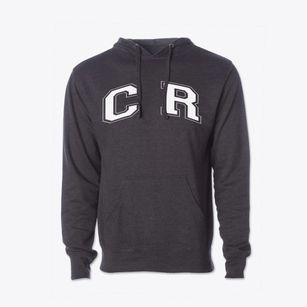 C R Sundwall Center Varsity Arch Cotton Hoodie Sweatshirt