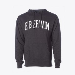 E B Erwin Elementary School Varsity Arch Cotton Hoodie Sweatshirt