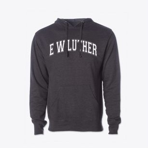 E W Luther Elementary School Varsity Arch Cotton Hoodie Sweatshirt