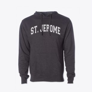 St Jerome Parish Varsity Arch Cotton Hoodie Sweatshirt