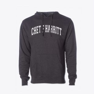Chet F Harritt Elementary School Varsity Arch Cotton Hoodie Sweatshirt