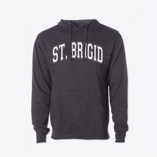 Saint Brigid School Varsity Arch Cotton Hoodie Sweatshirt