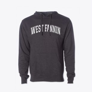 West Fannin Elementary School Varsity Arch Cotton Hoodie Sweatshirt