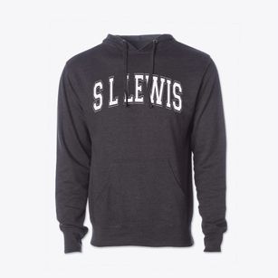 S L Lewis Elementary School Varsity Arch Cotton Hoodie Sweatshirt