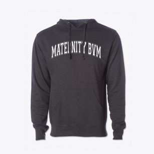 Maternity Bvm School Varsity Arch Cotton Hoodie Sweatshirt