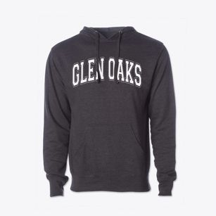 Glen Oaks Theraputic Day School Varsity Arch Cotton Hoodie Sweatshirt