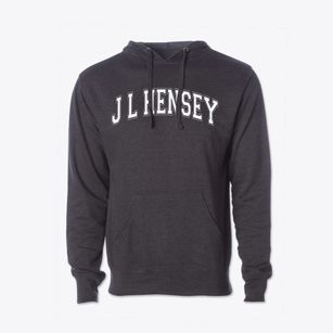 J L Hensey Elementary School Varsity Arch Cotton Hoodie Sweatshirt