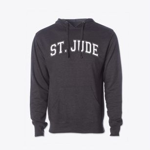 Saint Jude Catholic School Varsity Arch Cotton Hoodie Sweatshirt