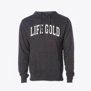 Life School Gold Varsity Arch Cotton Hoodie Sweatshirt
