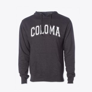 Coloma Junior High School Varsity Arch Cotton Hoodie Sweatshirt