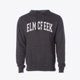 Elm Creek Elementary School Varsity Arch Cotton Hoodie Sweatshirt
