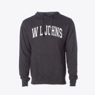 W L Johns School Varsity Arch Cotton Hoodie Sweatshirt