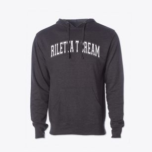 Riletta T Cream School Varsity Arch Cotton Hoodie Sweatshirt