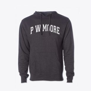 P W Moore Elementary School Varsity Arch Cotton Hoodie Sweatshirt