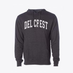 Del Crest Junior High School Varsity Arch Cotton Hoodie Sweatshirt