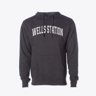 Wells Station Elementary School Varsity Arch Cotton Hoodie Sweatshirt