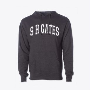 S H Gates Elementary School Varsity Arch Cotton Hoodie Sweatshirt