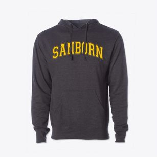 Sanborn Elementary School Varsity Arch Cotton Hoodie Sweatshirt