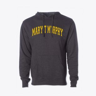 Mary T Murphy Elementary School Varsity Arch Cotton Hoodie Sweatshirt