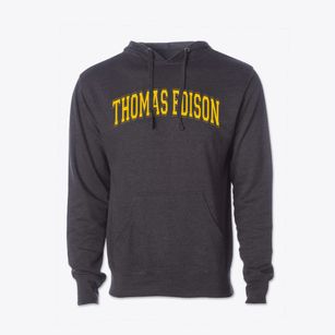 Thomas Edison Elementary School Varsity Arch Cotton Hoodie Sweatshirt