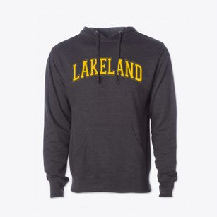 Lakeland Elementary Middle School #12 Varsity Arch Cotton Hoodie Sweatshirt