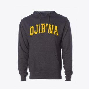Ojibwa Elementary School Varsity Arch Cotton Hoodie Sweatshirt