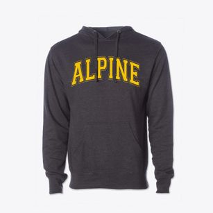 Alpine Elementary School Varsity Arch Cotton Hoodie Sweatshirt