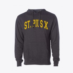 Saint Pius X School Varsity Arch Cotton Hoodie Sweatshirt