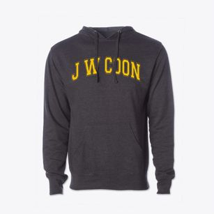 J W Coon Elementary School Varsity Arch Cotton Hoodie Sweatshirt